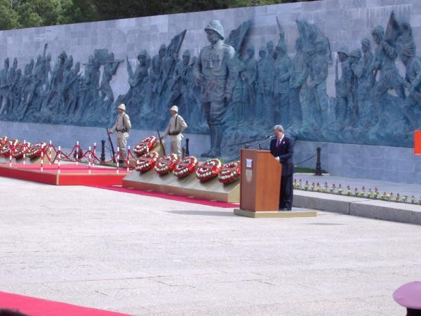 Winston Peters addresses the International Service, Gallipoli